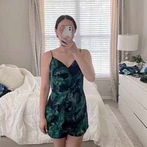 Guess Tropical Print Romper